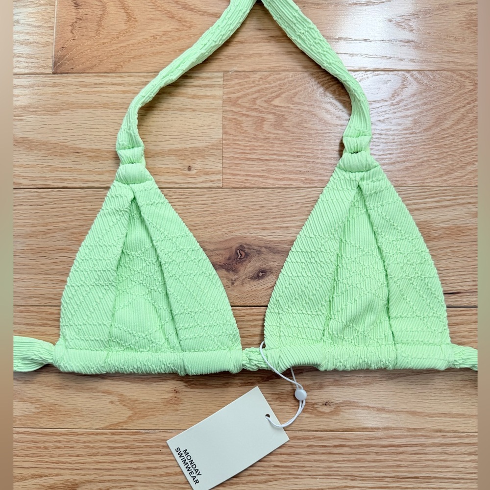 Monday Swimwear Morocco Top - Honeydew
